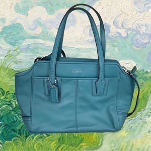 Teal Coach Purse